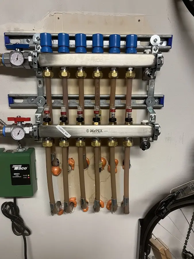 Plumber performing Leak Detection at a residential property in Homer Glen